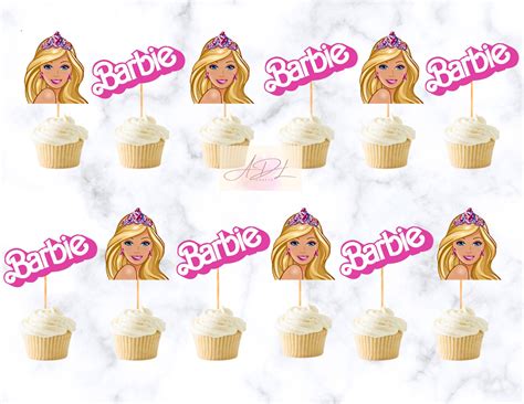 barbie topper|Amazon.com: Barbie Cupcake Topper.